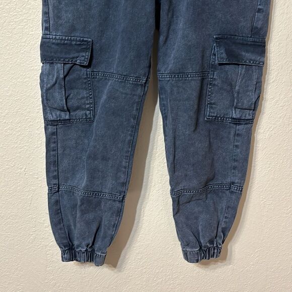 Free People Denim Cargo Joggers Small - Picture 5 of 6